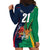 Custom France South Africa Rugby Hoodie Dress Springboks and Gallic Rooster World Cup 2023 - Wonder Print Shop