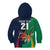 Custom France South Africa Rugby Kid Hoodie Springboks and Gallic Rooster World Cup 2023 - Wonder Print Shop