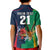 Custom France South Africa Rugby Kid Polo Shirt Springboks and Gallic Rooster World Cup 2023 - Wonder Print Shop