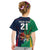 Custom France South Africa Rugby Kid T Shirt Springboks and Gallic Rooster World Cup 2023 - Wonder Print Shop