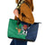 Custom France South Africa Rugby Leather Tote Bag Springboks and Gallic Rooster World Cup 2023 - Wonder Print Shop