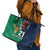 Custom France South Africa Rugby Leather Tote Bag Springboks and Gallic Rooster World Cup 2023 - Wonder Print Shop