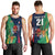 Custom France South Africa Rugby Men Tank Top Springboks and Gallic Rooster World Cup 2023 - Wonder Print Shop