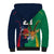 Custom France South Africa Rugby Sherpa Hoodie Springboks and Gallic Rooster World Cup 2023 - Wonder Print Shop