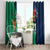 Custom France South Africa Rugby Window Curtain Springboks and Gallic Rooster World Cup 2023 - Wonder Print Shop