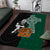 New Zealand Ireland Rugby Area Rug Warrior Black Fern and Shamrocks World Cup 2023 LT9 - Wonder Print Shop