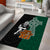 New Zealand Ireland Rugby Area Rug Warrior Black Fern and Shamrocks World Cup 2023 LT9 - Wonder Print Shop