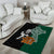 New Zealand Ireland Rugby Area Rug Warrior Black Fern and Shamrocks World Cup 2023 LT9 - Wonder Print Shop