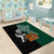 New Zealand Ireland Rugby Area Rug Warrior Black Fern and Shamrocks World Cup 2023 LT9 - Wonder Print Shop