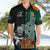 New Zealand Ireland Rugby Hawaiian Shirt Warrior Black Fern and Shamrocks World Cup 2023 - Wonder Print Shop