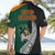 New Zealand Ireland Rugby Hawaiian Shirt Warrior Black Fern and Shamrocks World Cup 2023 - Wonder Print Shop