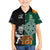 New Zealand Ireland Rugby Hawaiian Shirt Warrior Black Fern and Shamrocks World Cup 2023 - Wonder Print Shop