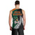 New Zealand Ireland Rugby Men Tank Top Warrior Black Fern and Shamrocks World Cup 2023 - Wonder Print Shop