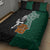 New Zealand Ireland Rugby Quilt Bed Set Warrior Black Fern and Shamrocks World Cup 2023 - Wonder Print Shop