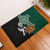 New Zealand Ireland Rugby Rubber Doormat Warrior Black Fern and Shamrocks World Cup 2023 - Wonder Print Shop