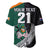 Custom New Zealand Ireland Rugby Baseball Jersey Warrior Black Fern and Shamrocks World Cup 2023 LT9 - Wonder Print Shop