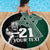 Custom New Zealand Ireland Rugby Beach Blanket Warrior Black Fern and Shamrocks World Cup 2023 LT9 - Wonder Print Shop