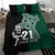 Custom New Zealand Ireland Rugby Bedding Set Warrior Black Fern and Shamrocks World Cup 2023 LT9 - Wonder Print Shop