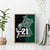 Custom New Zealand Ireland Rugby Canvas Wall Art Warrior Black Fern and Shamrocks World Cup 2023 LT9 - Wonder Print Shop