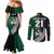 custom-france-south-africa-rugby-couples-matching-mermaid-dress-and-long-sleeve-button-shirts-springboks-and-roosters-world-cup-2023-sporty-style