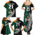 Custom New Zealand Ireland Rugby Family Matching Summer Maxi Dress and Hawaiian Shirt Warrior Black Fern and Shamrocks World Cup 2023 - Wonder Print Shop