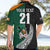 Custom New Zealand Ireland Rugby Hawaiian Shirt Warrior Black Fern and Shamrocks World Cup 2023 - Wonder Print Shop