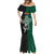 Custom New Zealand Ireland Rugby Mermaid Dress Warrior Black Fern and Shamrocks World Cup 2023 - Wonder Print Shop