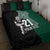 Custom New Zealand Ireland Rugby Quilt Bed Set Warrior Black Fern and Shamrocks World Cup 2023 - Wonder Print Shop