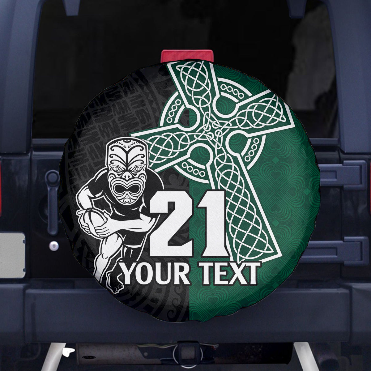 custom-new-zealand-ireland-rugby-spare-tire-cover-warrior-black-fern-and-shamrocks-world-cup-2023