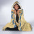 Ancient Egypt Scarab Beetle Hooded Blanket