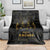 Anubis Egyptian God of Death Blanket