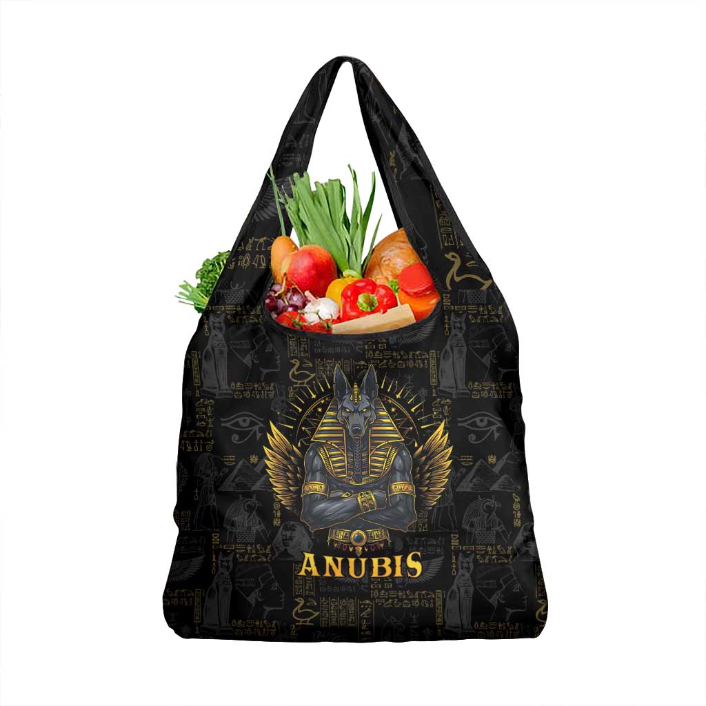 Anubis Egyptian God of Death Grocery Bag