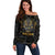 Anubis Egyptian God of Death Off Shoulder Sweater - Wonder Print Shop