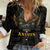 Anubis Egyptian God of Death Women Casual Shirt