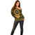 Egyptian God of The Sun Eye of Ra Off Shoulder Sweater - Wonder Print Shop