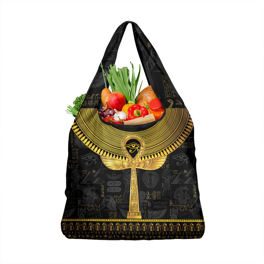 The Ankh Egyptian Hieroglyphs Grocery Bag