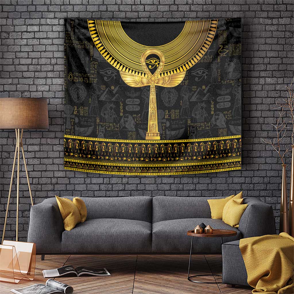 The Ankh Egyptian Hieroglyphs Tapestry LT9