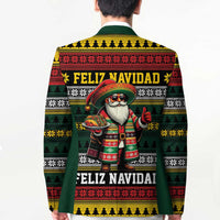 Mexican Santa Sombrero Blazer Feliz Navidad Mexico - Wonder Print Shop