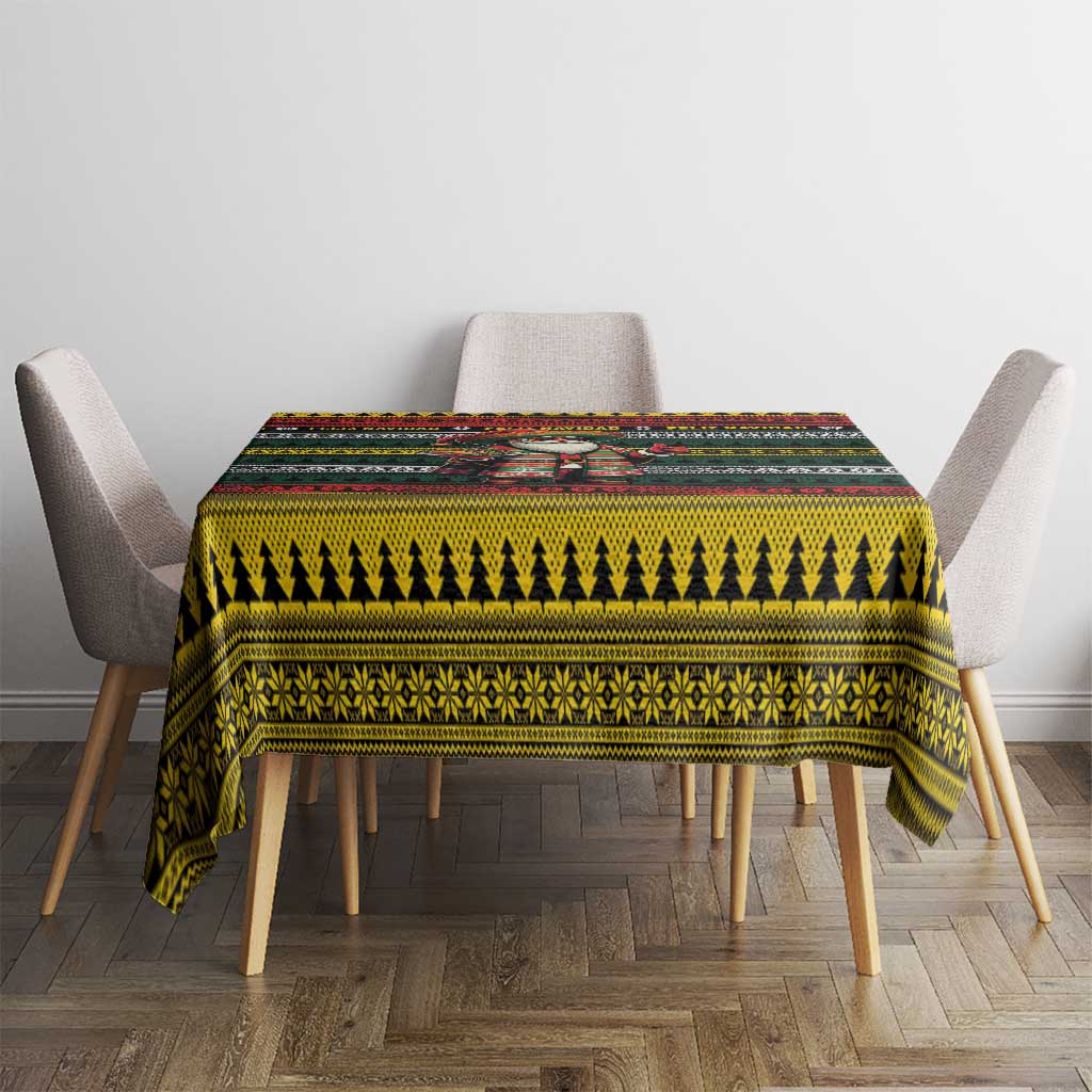 Mexican Santa Sombrero Tablecloth Feliz Navidad Mexico - Wonder Print Shop