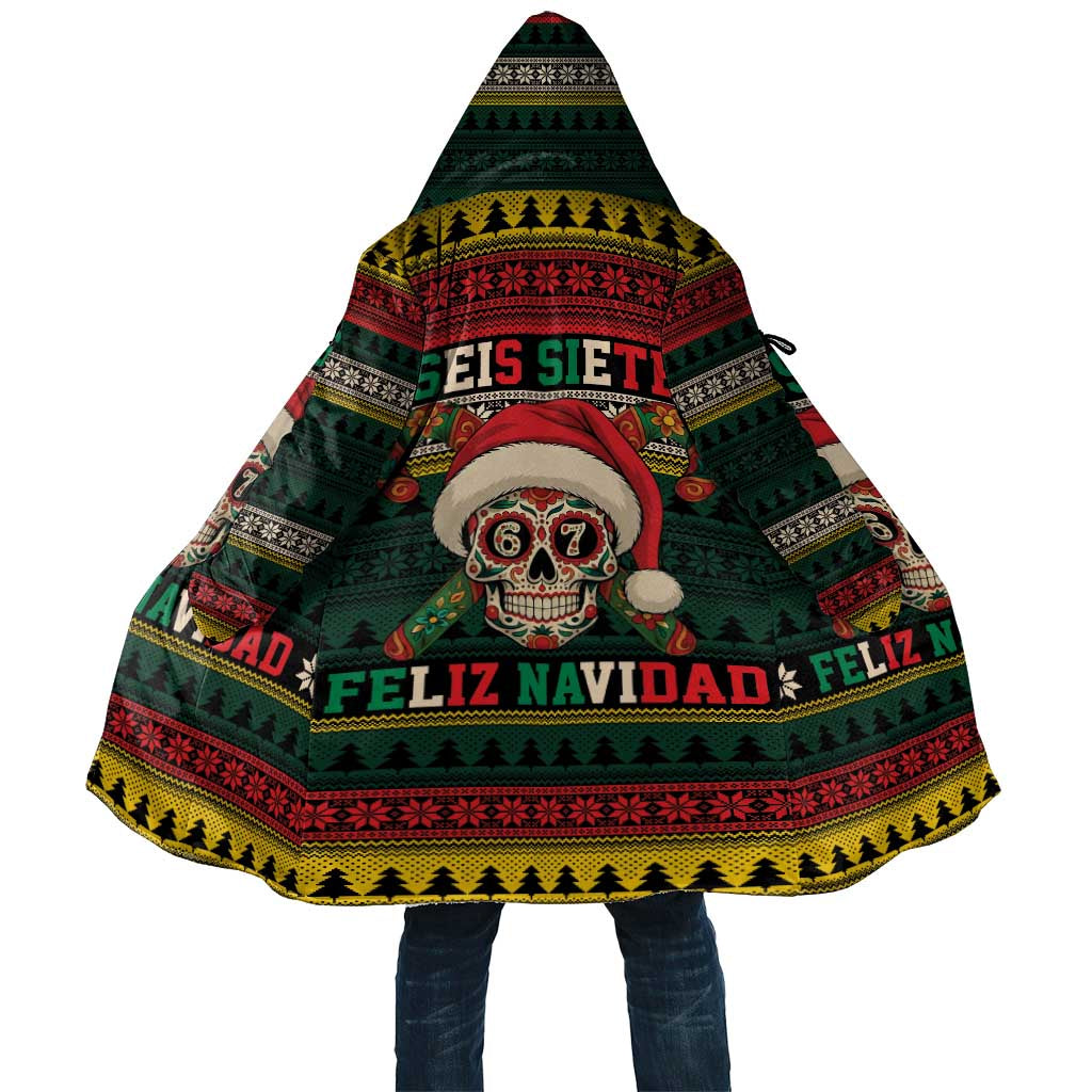Mexican SEIS Siete 67 Meme Cloak Feliz Navidad Mexico - Wonder Print Shop