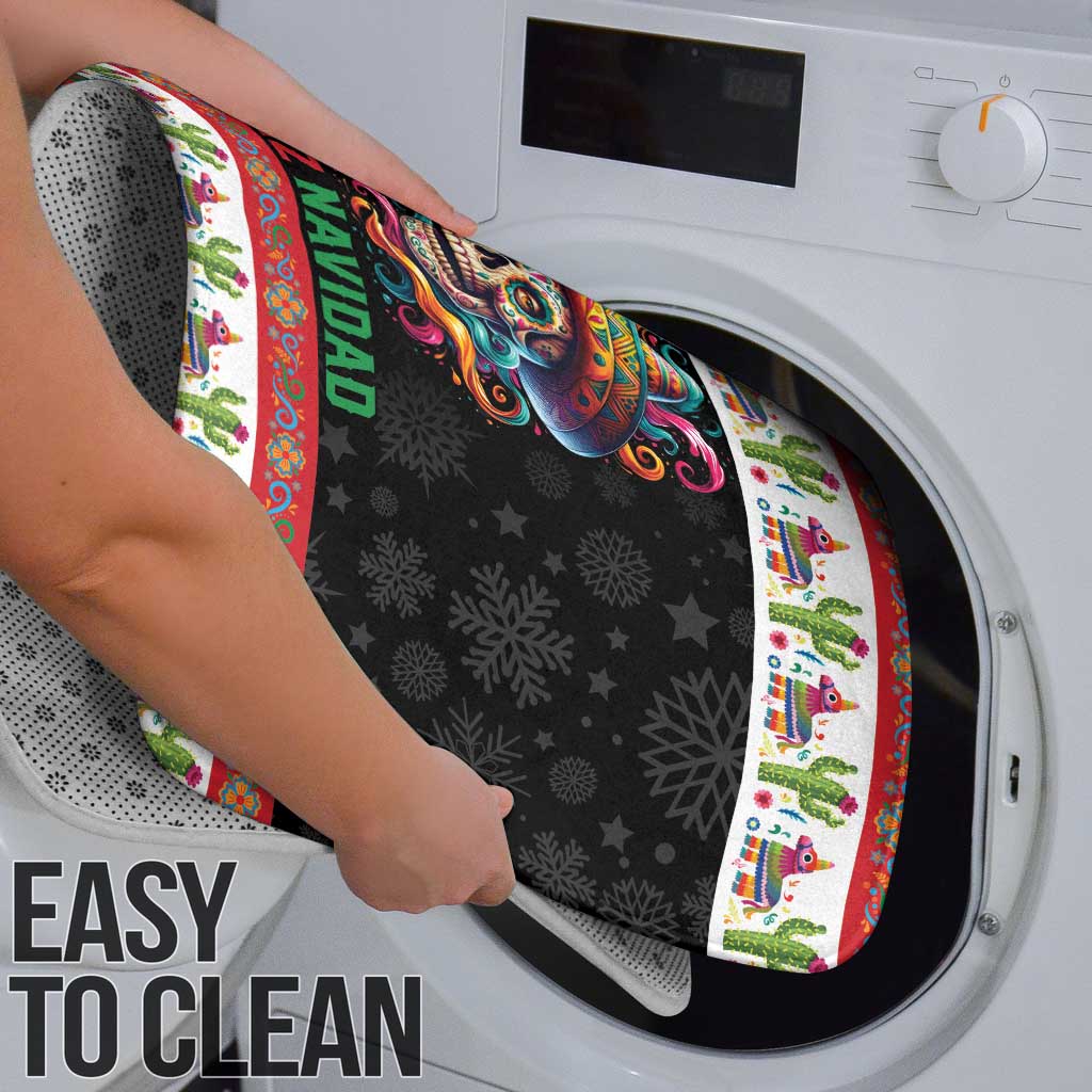 Mexican Sugar Skull Bathroom Set Feliz Navidad Mexico - Wonder Print Shop