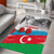 Azerbaijan Qara Yanvar Area Rug with Flag Style LT9 - Wonder Print Shop