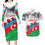 Azerbaijan Qara Yanvar Couples Matching Long Sleeve Bodycon Dress and Hawaiian Shirt with Flag Style LT9 - Wonder Print Shop