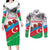 Azerbaijan Qara Yanvar Couples Matching Long Sleeve Bodycon Dress and Long Sleeve Button Shirt with Flag Style LT9 - Wonder Print Shop