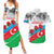 Azerbaijan Qara Yanvar Couples Matching Summer Maxi Dress and Hawaiian Shirt with Flag Style LT9 - Wonder Print Shop