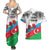 Azerbaijan Qara Yanvar Couples Matching Summer Maxi Dress and Hawaiian Shirt with Flag Style LT9 - Wonder Print Shop