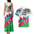 Azerbaijan Qara Yanvar Couples Matching Tank Maxi Dress and Hawaiian Shirt with Flag Style LT9 - Wonder Print Shop