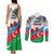 Azerbaijan Qara Yanvar Couples Matching Tank Maxi Dress and Long Sleeve Button Shirt with Flag Style LT9 - Wonder Print Shop