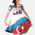 Azerbaijan Qara Yanvar Family Matching Long Sleeve Bodycon Dress and Hawaiian Shirt with Flag Style LT9 - Wonder Print Shop