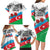 Azerbaijan Qara Yanvar Family Matching Long Sleeve Bodycon Dress and Hawaiian Shirt with Flag Style LT9 - Wonder Print Shop